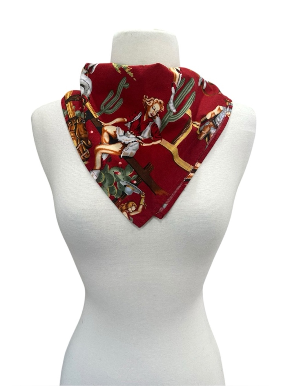 Rockmount Ranch Wear Neck or Bag Scarf Retro